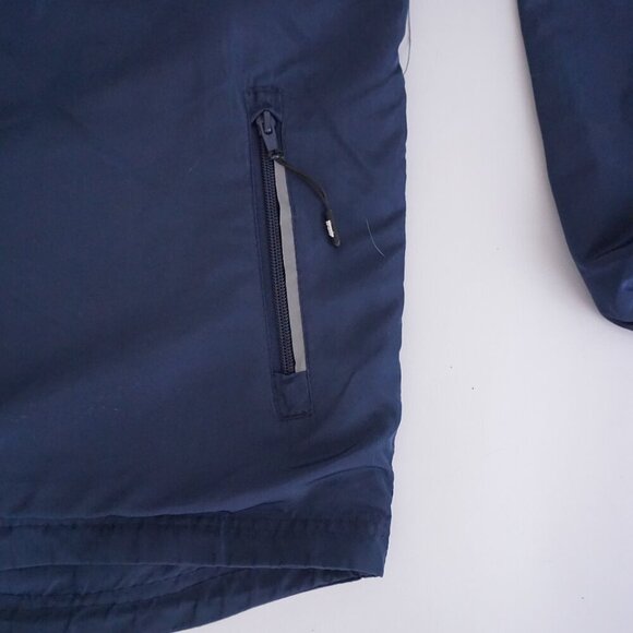 VTG G-SW Get Gitch Aeros Hockey Navy White Zip Up Nylon Windbreaker Jacket M - Picture 5 of 10